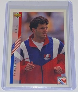 1994 Upper Deck World Cup English/Spanish Frank Klopas #21