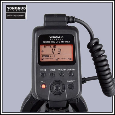 YONGNUO YN-14EX TTL LED Macro Ring Lite Flash Light for Canon 5D 6D 7D 60D 700D - Image 1 of 4