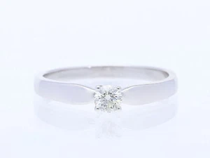 Anillo de compromiso Top Price 0,25 ct. Solitario Brillante Oro Blanco 585 Detalle - Imagen 1 de 12