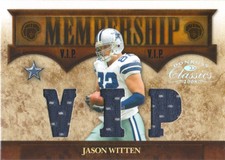 2008 Donruss Classics Membership VIP Jerseys #M-8 Jason Witten Jersey 016/100