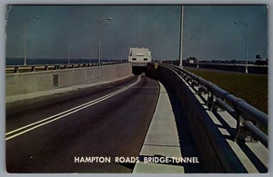 Postkarte Hampton Roads Brücke Tunnel Norfolk Virginia - Bild 1 von 2