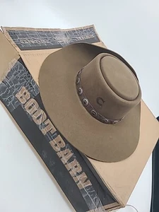 charlie 1 horse cowboy hat High Desert Pecan Conch Shell - Picture 1 of 19