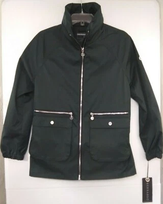 Bernardo Women’s XS Water Resistant Hooded Rain Jacket in Dark Jade NWT  - Image 1 of 4