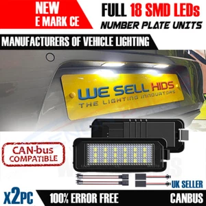 VW Golf MK6 6 Passat B6 B7 Polo 6R Beetle EOS LED License Number Plate Light GTI - Picture 1 of 10