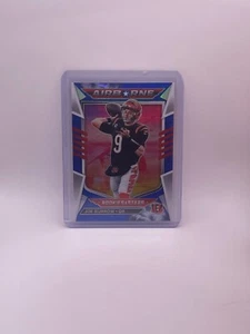 2022 PANINI ROOKIES & STARS 🔥JOE BURROW🔥💥/50 - Blue PRIZM AIRBORNE Bengals 🔥 - Picture 1 of 3