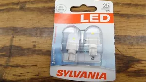 Sylvania LED Light 912 White 6000K Two Bulbs High Mount Stop Brake Upgrade - Picture 1 of 1