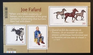 Estampillas Canadá como nuevas: #2523 arte Canadá: Joe Fafard $4,09 SS de 3 en estado bastante bueno casi nuevo - Imagen 1 de 1