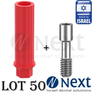 Posten x 50 Dental Kunststoff gießbare Abutment Sechskantschrauben enthalten - Bild 1 von 3