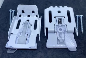 SILHOUETTE NEW METAL BRACKETS 1 PAIR TAKES THE PLACE OF OLD PVC - Picture 1 of 10