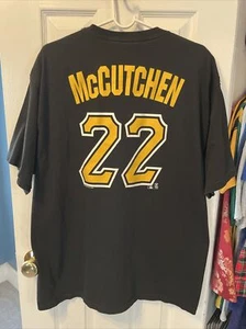 Andrew McCutchen Pittsburgh Pirates MLB Genuine Merchandise Men's Black Shirt XL - Picture 1 of 2