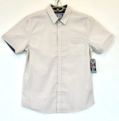 Company 81 Shirt Tan And White Size L Price $42 NWT 100% Cotton - Image 1 of 4
