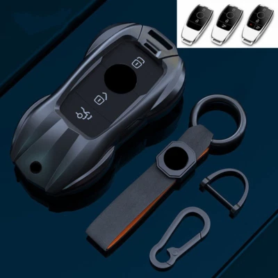 Zinc Alloy Car Key Fob Case Cover For Mercedes Benz A B C E S G GLA GLB GLC GLE Foto 1 de 4