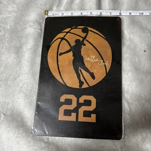 Tin Wall Sign Caitlin Clark From The Logo 22 8x12 Inches WNBA Hawkeyes Fever - Picture 1 of 4