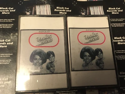 Diana Ross and the Supremes Anthology Vol. 1 & 2 tested EX tapes rare club press - Image 1 of 2