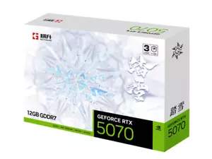 GAINWARD GeForce RTX 5070 Snowflake GDDR7 12GB Gaming Graphics Card - Picture 1 of 5