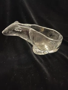 Beautiful VNTG Sasaki Handmade Clear Glass Polar Bear Dish *FREE SHIPPING * - Bild 1 von 13