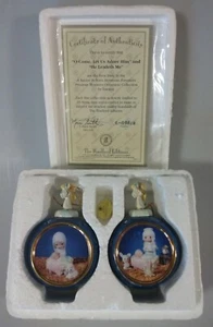Precious Moments Bradford Exch. Porcelain Christmas Tree Ornaments 1999 w/ COA - Picture 1 of 7