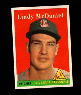 1958 Topps # 180 Lindy McDaniel NM-MT - Image 1 of 2