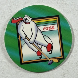 Coca Cola POG #10 - Oso Polar - Gorras de Coca-Cola 1995 POGs Collect-a-Card Publicidad - Imagen 1 de 2
