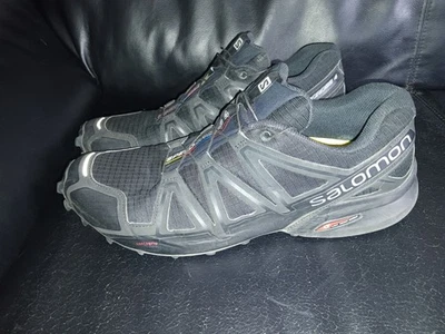 Solomon's Speed Cross 4 Black Size 12 Trail Running Shoes - Image 1 of 4