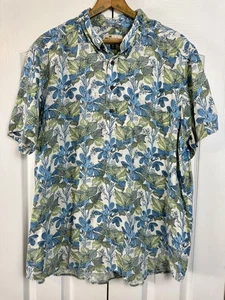 Vintage Pataloha Patagonia Herren Hawaii grün Blumen Pullover Shirt 51884 2XL - Bild 1 von 10