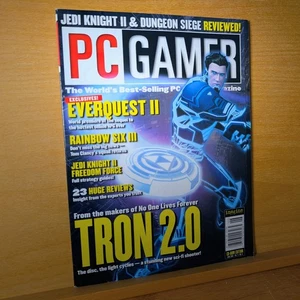 PC Gamer Magazine June 2002 Tron 2.0 NO LABEL - Picture 1 of 7