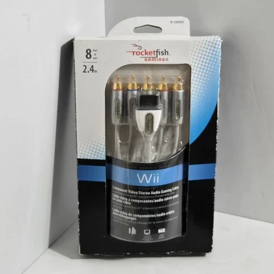 Rocketfish Nintendo Wii Gaming 8ft Component Video/Stereo Audio Cable Gold Tip - Image 1 of 4