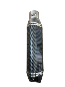 Exhaust Black Slip on Motorcycle Muffler For Kawasaki Ninja 400 Z400 2018- 2023 - Bild 1 von 3