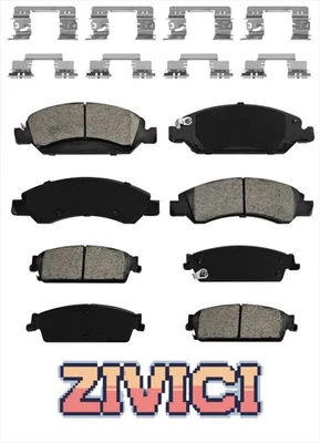 Pastillas de freno delanteras y traseras de cerámica para GMC SIERRA 1500 2007-2013 2008-2014 YUKON/XL Foto 1 de 4