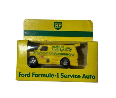 Matchbox BP Ford Formula-1 Service Auto New In Box yellow & Green Rare - Image 1 of 4