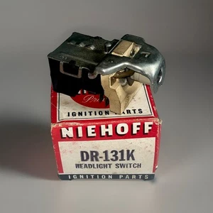NOS Niehoff DR-131K Headlight Switch • ‘64-‘67 Buick/GMC • ‘64 Cadillac & More! - Picture 1 of 15