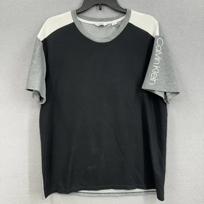 Camisa negra de manga corta Calvin Klein para hombre talla XL Foto 1 de 4