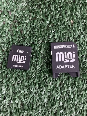 Toshiba Mini-SD  1GB Memory card MiniSD Untested** SD-S01GT - Image 1 of 2