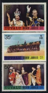 Tuvalu MNH Sc 43-45 Royalty - Picture 1 of 1