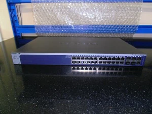 NETGEAR ProSafe 24 Port Gigabit Smart Managed Switch GS728TS V1H1 - Picture 1 of 4