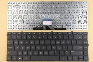 Neu für HP Pavilion X360 14m-dw0023dx 14m-dw1013dx Tastatur USA schwarz - Bild 1 von 2