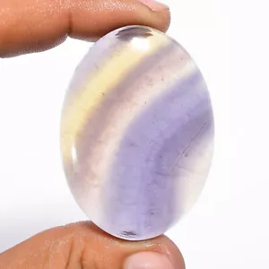 Natural Fluorite Oval Shape Cabochon Loose Gemstone 137 Ct. 49X35X8 mm GC-16680 - Picture 1 of 1