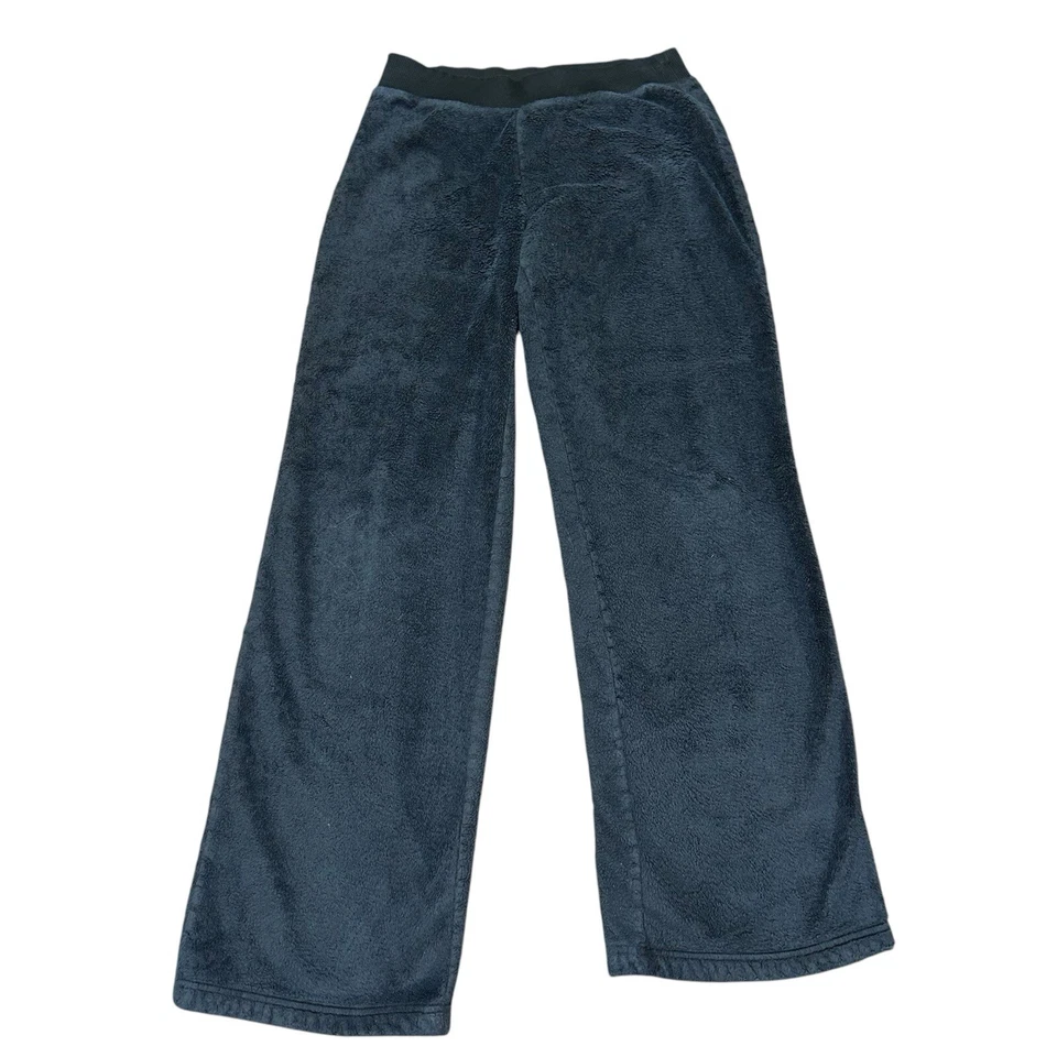 The North Face Pants Women S Black Polartec Classic Fleece Low Rise Wide Leg - Image 1 of 4