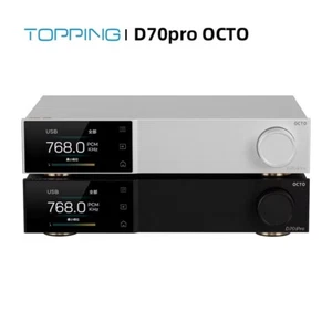 TOPPING D70Pro OCTO HIFI DAC 8x CS43198 DAC Chip Hi-res Wireless Audio Decoder - Picture 1 of 6