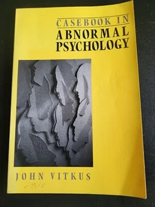 Casebook in Abnormal Psychology by John Vitkus -- Like New, Minimal Creasing, FS - Picture 1 of 2