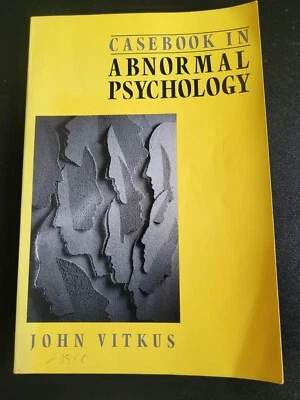 Casebook in Abnormal Psychology by John Vitkus -- Like New, Minimal Creasing, FS Foto 1 de 2