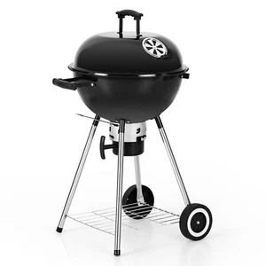 Captiva Design 18" Holzkohlegrill BBQ Grill Holzkohle Hochtemperaturbeständig - Bild 1 von 12