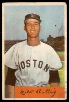 1954 Bowman #130 Milt Bolling (wrinkle/crease) - Image 1 of 2