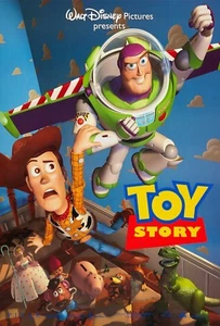 TOY STORY (1995) ORIGINAL MOVIE POSTER "CHILDREN VERSION" - ROLLED  DOUBLE-SIDED - Picture 1 of 7