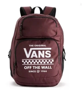 Vans Holden Backpack Port Royale Full Size 19” Bag Maroon Burgundy New With Tags - Picture 1 of 1