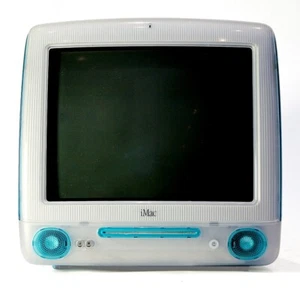 APPLE iMac G3 OS 9 VINTAGE TURQUOISE Rare retro classic Excellent condition - Picture 1 of 6