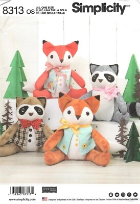 Simplicity Pattern - Plush Toy - S8313 - Sizes OSZ - Image 1 of 4