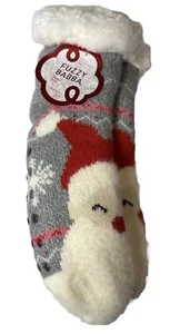 Fuzzy Babba Santa Cozy Socks With Anti Slip Bottoms. Supply Comfy NEW WITH TAGS - Picture 1 of 4