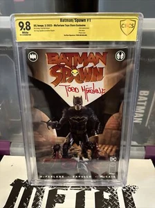 Batman Spawn #1 CBCS 9.8 Signed Todd McFarlane Toys Exclusive Online Variant DC - Picture 1 of 3