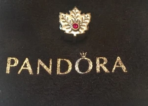 Dije Canadá Pandora Plata Hoja de Arce - Imagen 1 de 2